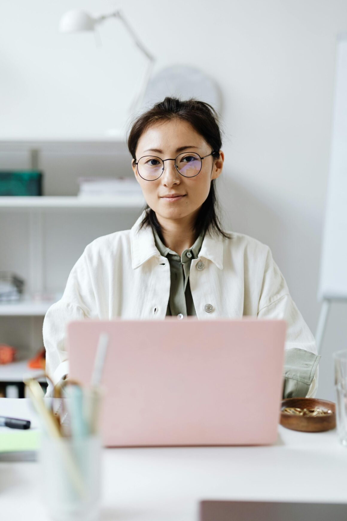 A computer analyst with her laptop explores her loan options. The Credit Kaagapay app guides her in her with her finances.