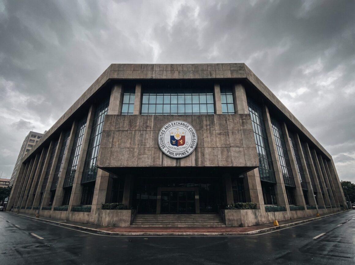 Philippine SEC building facade in Manila
